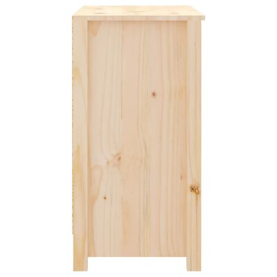 vidaXL Estantería madera maciza de pino 80x35x68 cm