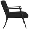 vidaXL sillón Negro 59 x 75 x 78 cm tela