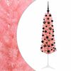 vidaXL &Aacute;rbol de Navidad artificial estrecho con bolas 150 cm 150 LED