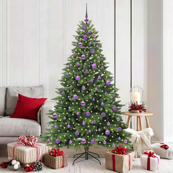 vidaXL &Aacute;rbol de Navidad artificial con 300 LED Verde 180 cm PE y PVC