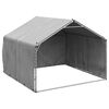 vidaXL Caseta para perros de exterior con cubierta 2x2x1,5 m de acero galvanizado
