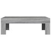 vidaXL Mesa de centro con Infinity LED gris Sonoma 90x50x30 cm