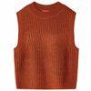 Chaleco infantil de punto color co&ntilde;ac 116