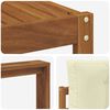 vidaXL Conjunto de sof&aacute;s de exterior con coj&iacute;n 8 pcs Natural y Crema