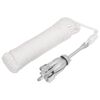 vidaXL Ancla plegable con cuerda hierro maleable plateado 1,5 kg