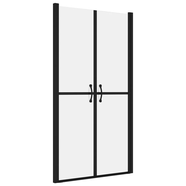 vidaXL Puerta de ducha ESG esmerilado (88-91)x190 cm