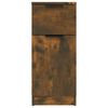 vidaXL Aparadores 2 uds madera contrachapada roble ahumado 30x30x70 cm