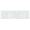 vidaXL Cortina de Encaje Blanco 140x900cm Poli&eacute;ster