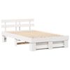 vidaXL Estructura de cama 135 x 190 cm Madera de pino macizo