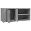 vidaXL Mueble para TV madera contrachapada gris Sonoma 80x31,5x36 cm