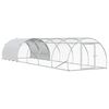 vidaXL Gallinero Plateado 600 x 150 x 100 cm Acero Galvanizado