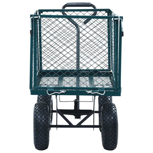 vidaXL Carrito de mano de jard&iacute;n verde 350 kg