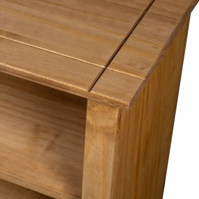 vidaXL Librería de madera maciza de pino estilo Panamá 80x35x110 cm