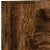 vidaXL Cabecero con estante Roble ahumado 160 x 16,5 x 103,5 cm