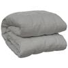 vidaXL Manta con peso tela gris 152x203 cm 11 kg