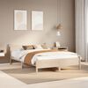 vidaXL Estructura de cama sin colchón madera maciza de pino 120x190 cm