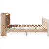 vidaXL Estructura de cama sin colch&oacute;n madera maciza de pino 180x200 cm