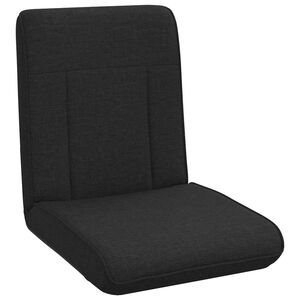 vidaXL Sill&oacute;n ajustable Negro Tela