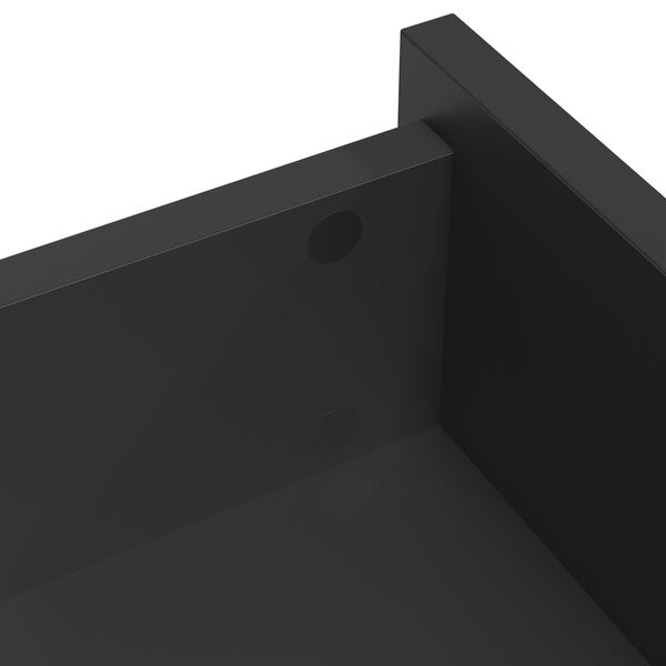 vidaXL Cubierta de Tornillo Autoadhesiva 12 pcs Negro &Oslash; 20 x 0,5 mm