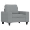 vidaXL Sill&oacute;n de tela gris claro 60 cm