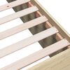 vidaXL Estructura de cama madera de ingenier&iacute;a roble Sonoma 75x190 cm