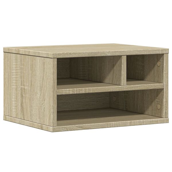 vidaXL Soporte impresora madera ingenier&iacute;a roble Sonoma 40x32x22,5 cm