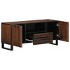 vidaXL Mueble de TV madera maciza mango marrón 100x34x46 cm