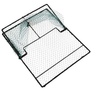 vidaXL Trampa para p&aacute;jaros Verde 50 x 60 x 1,9 cm Polietileno