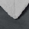 vidaXL Manta Gris oscuro 130 x 150 cm Lana