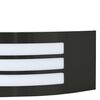 vidaXL Luz de pared exterior 2 pcs Negro 32 x 10 x 10 cm