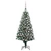 vidaXL Árbol de Navidad artificial Verde 180 cm PVC y Acero y Plástico