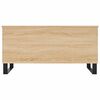 vidaXL Mesa de centro madera contrachapada roble Sonoma 90x44,5x45 cm