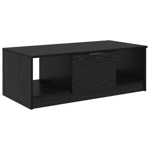 vidaXL Mesa de Caf&eacute; Roble Negro 102 x 50 x 36cm Madera de ingenier&iacute;a
