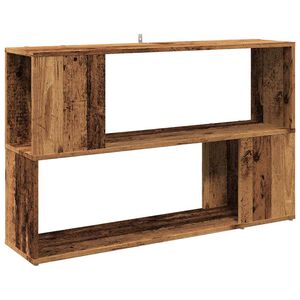 vidaXL Estanter&iacute;a madera de ingenier&iacute;a madera envejecida 100x24x63 cm