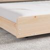 vidaXL Estructura de cama Marr&oacute;n 90 x 190 cm Madera maciza de Pino