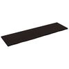 vidaXL Estante pared madera roble tratada marr&oacute;n oscuro 220x60x(2-4)cm
