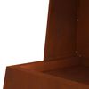 vidaXL Hoguera Marr&oacute;n 60 x 35 x 100 cm Acero autopatinable