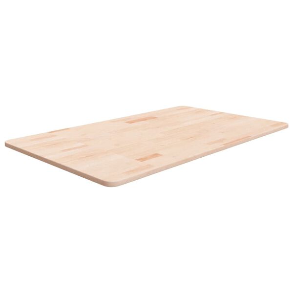 vidaXL Encimera de ba&ntilde;o madera maciza sin tratar 100x60x1,5 cm