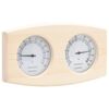 vidaXL Higroterm&oacute;grafo y reloj de arena para sauna 2 en 1 madera pino