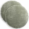 vidaXL Funda de almohada 2 pcs HEERLEN Verde &Oslash; 40 cm Tela Chenille