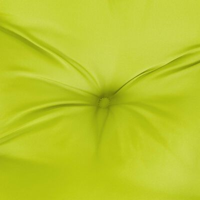 vidaXL Cojín para sofá de palets de tela verde claro 60x60x12 cm