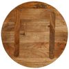 vidaXL Tablero de mesa redondo madera maciza de mango &Oslash; 40x3,8 cm
