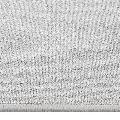 vidaXL Alfombra de pasillo gris claro 50x250 cm