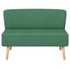 vidaXL Sof&aacute; de tela verde 117x55,5x77 cm