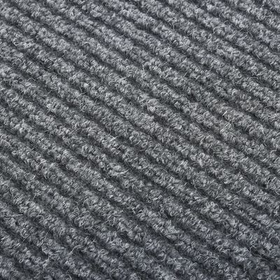 vidaXL Alfombra de pasillo atrapa suciedad 100x400 cm gris