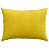vidaXL Cojines de sofá 2 pcs Amarillo 70 x 50 cm Tela de pana