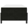 vidaXL Estructura de cama con colch&oacute;n Negro 80 x 200 cm tela