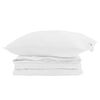 vidaXL Duvet 2 en 1 con almohada 2 uds. Pluma de pato