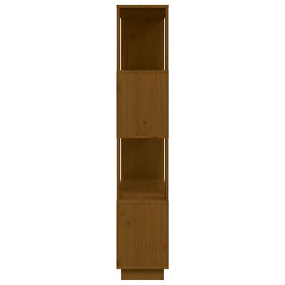 vidaXL Estantería/divisor madera de pino marrón miel 80x25x132 cm