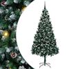 vidaXL &Aacute;rbol de Navidad artificial Verde 210 cm PVC y Acero y Pl&aacute;stico